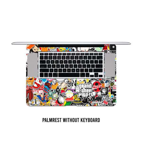 Doodle pattern 10 laptop skin - Image 3