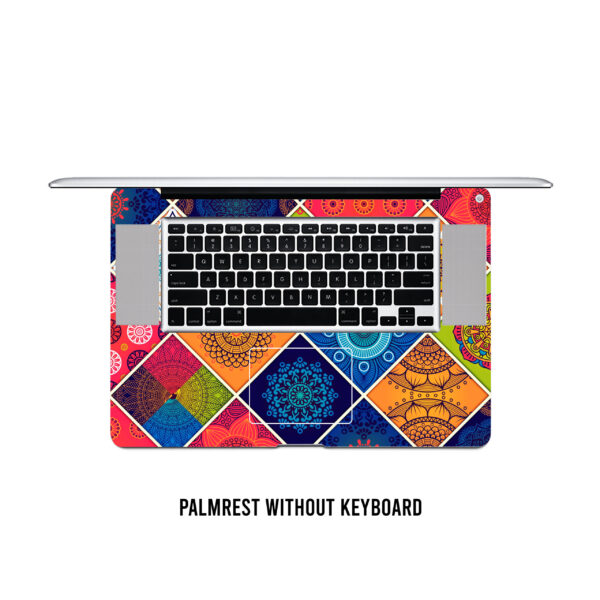 Embossed doodle pattern 12 laptop skin - Image 3