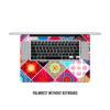 Embossed doodle pattern 13 laptop skin - Image 3