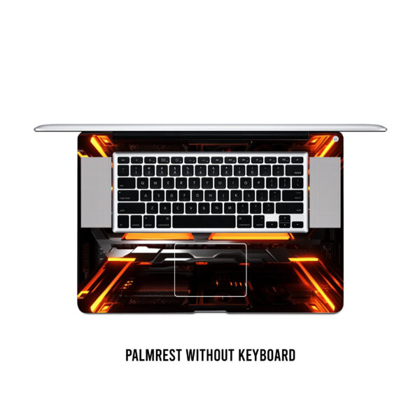 Bright orange illuminated light 3D effect design for modern tech enthusiast - Image 3