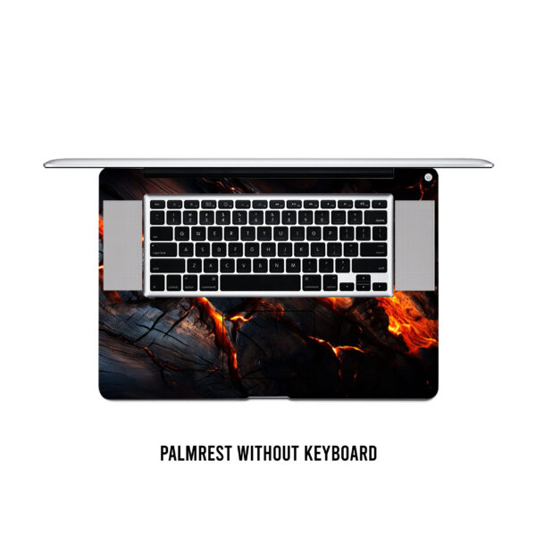 Lava Logs! A fiery ballet of wood and flame. 3D skin immerses your laptop in volcanic elegance - Image 3