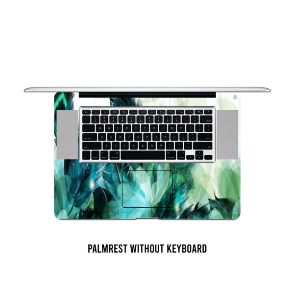 Majestic plumes! Vibrant blue and green peacock feather laptop skin - Image 3