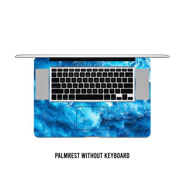 Aqua oasis! Dive into freshness with this sea blue laptop skin - Image 3