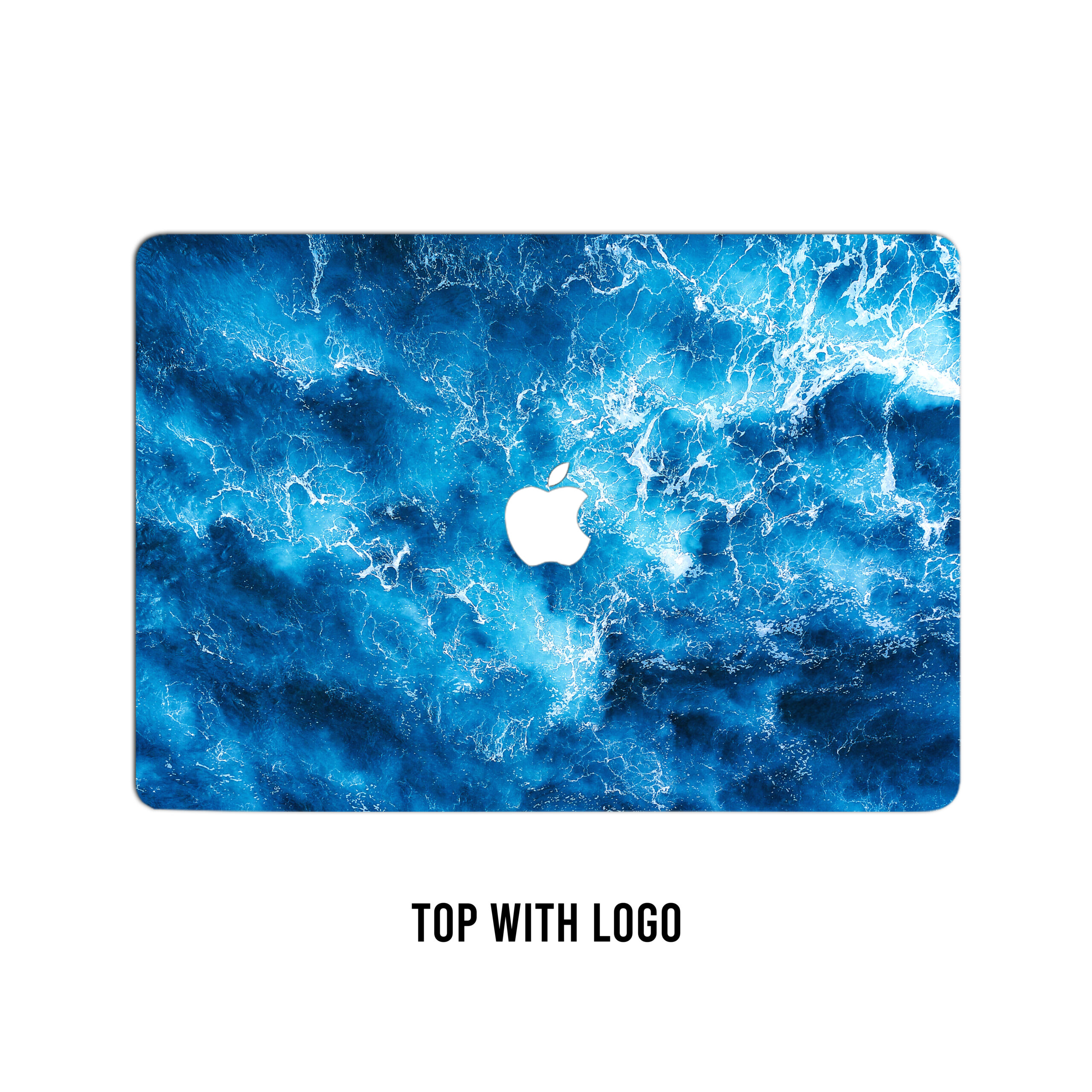 Aqua oasis! Dive into freshness with this sea blue laptop skin