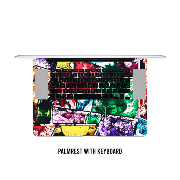 Anime mosaic, embrace the legends. Greatest anime collage laptop skin for true otaku vibes! - Image 4