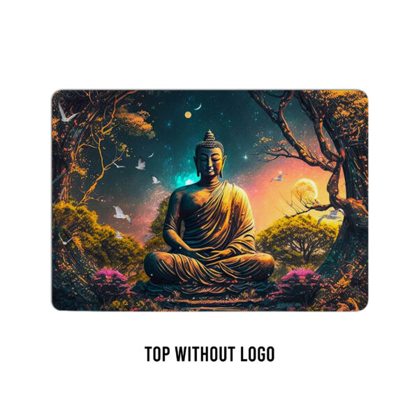 Tranquil harmony! Colorful buddha art laptop skin - Image 2