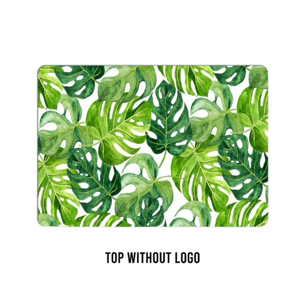 Exotic leaf mélange! Monstera banana laptop skin - Image 2