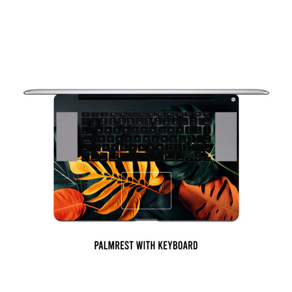 Tropical radiance! monstera leaves laptop skin - Image 3