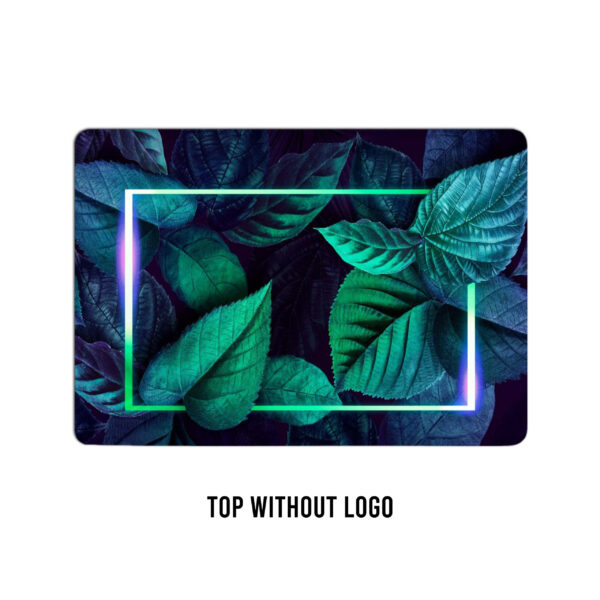 Neon foliage fusion! Vibrant green nature laptop skin - Image 2