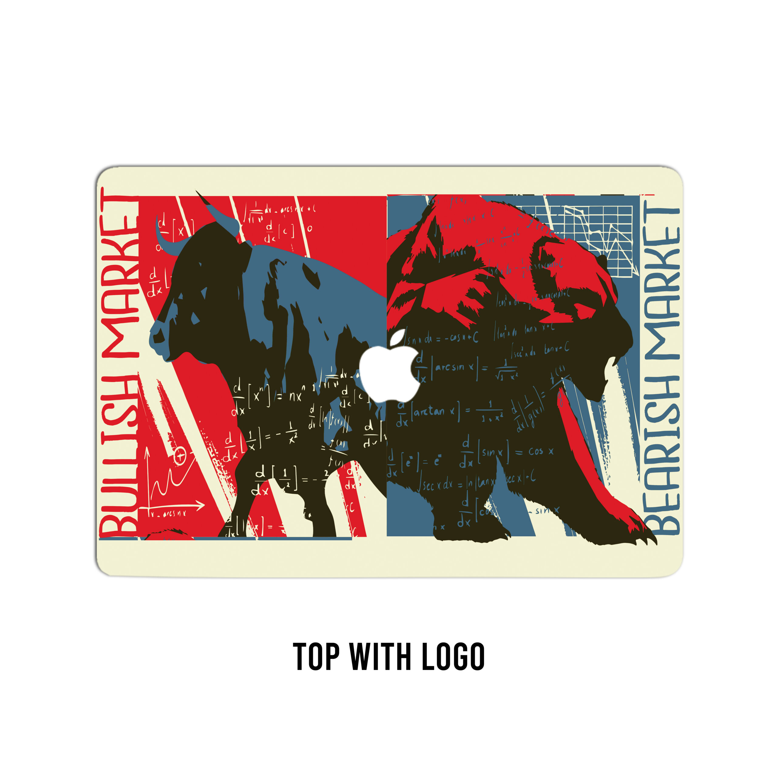 Trading pulse laptop skin! The thrill of bulls charging & bears roaring