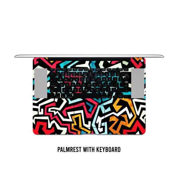 Doodle pattern 04 laptop skin - Image 3