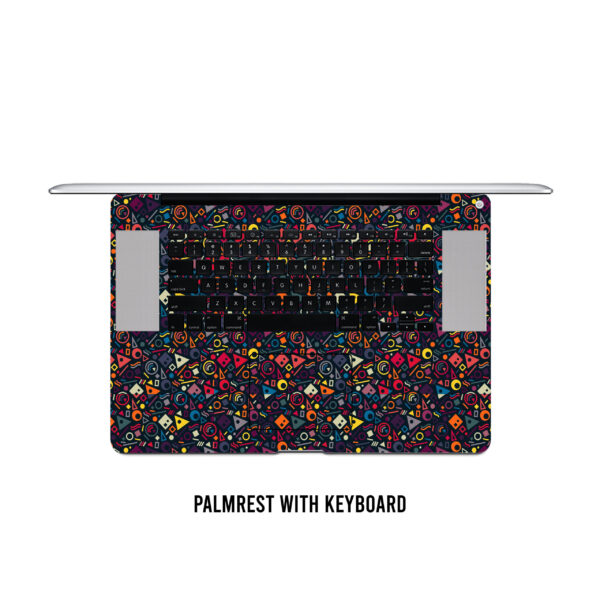 Doodle pattern 02 laptop skin - Image 4