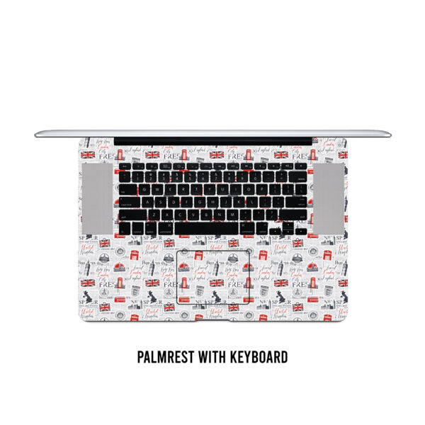 Doodle pattern 08 laptop skin - Image 4