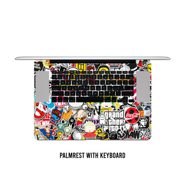 Doodle pattern 10 laptop skin - Image 4