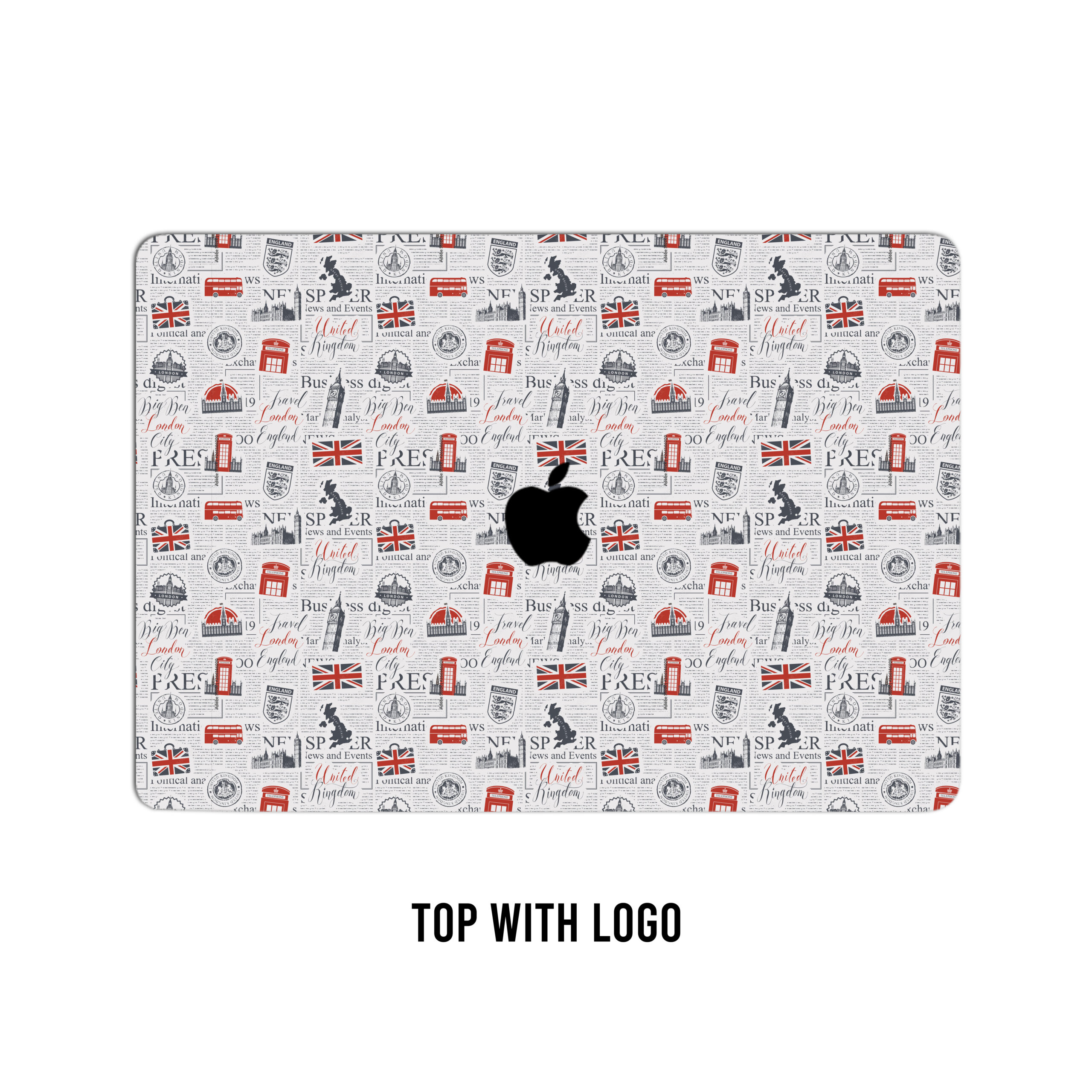 Embossed doodle pattern 08 laptop skin