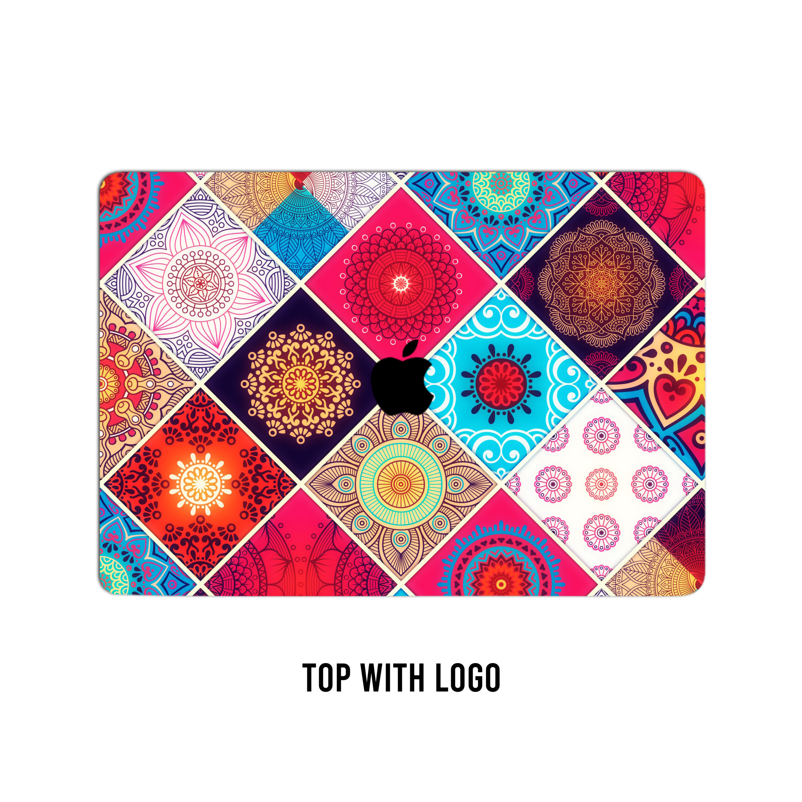 Embossed doodle pattern 13 laptop skin