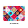 Embossed doodle pattern 13 laptop skin - Image 2
