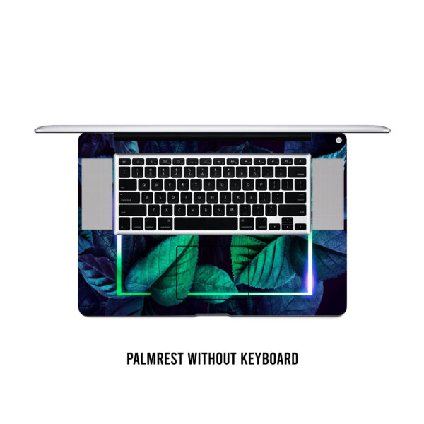 Neon foliage fusion! Vibrant green nature laptop skin - Image 4